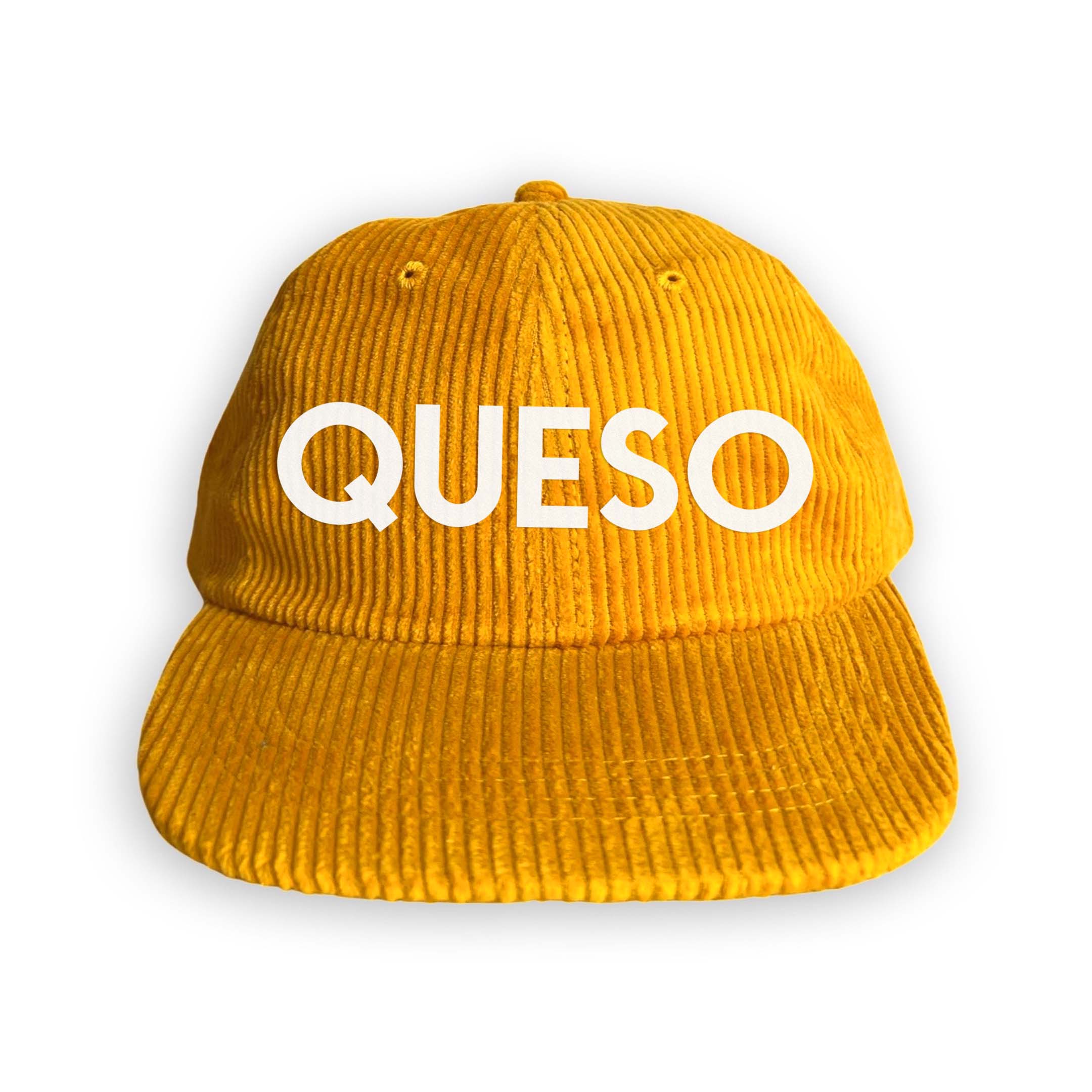 Queso Cursive Corduroy Cap Navy / Adult