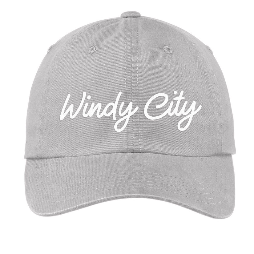 Windy City Baseball Cap Light Grey