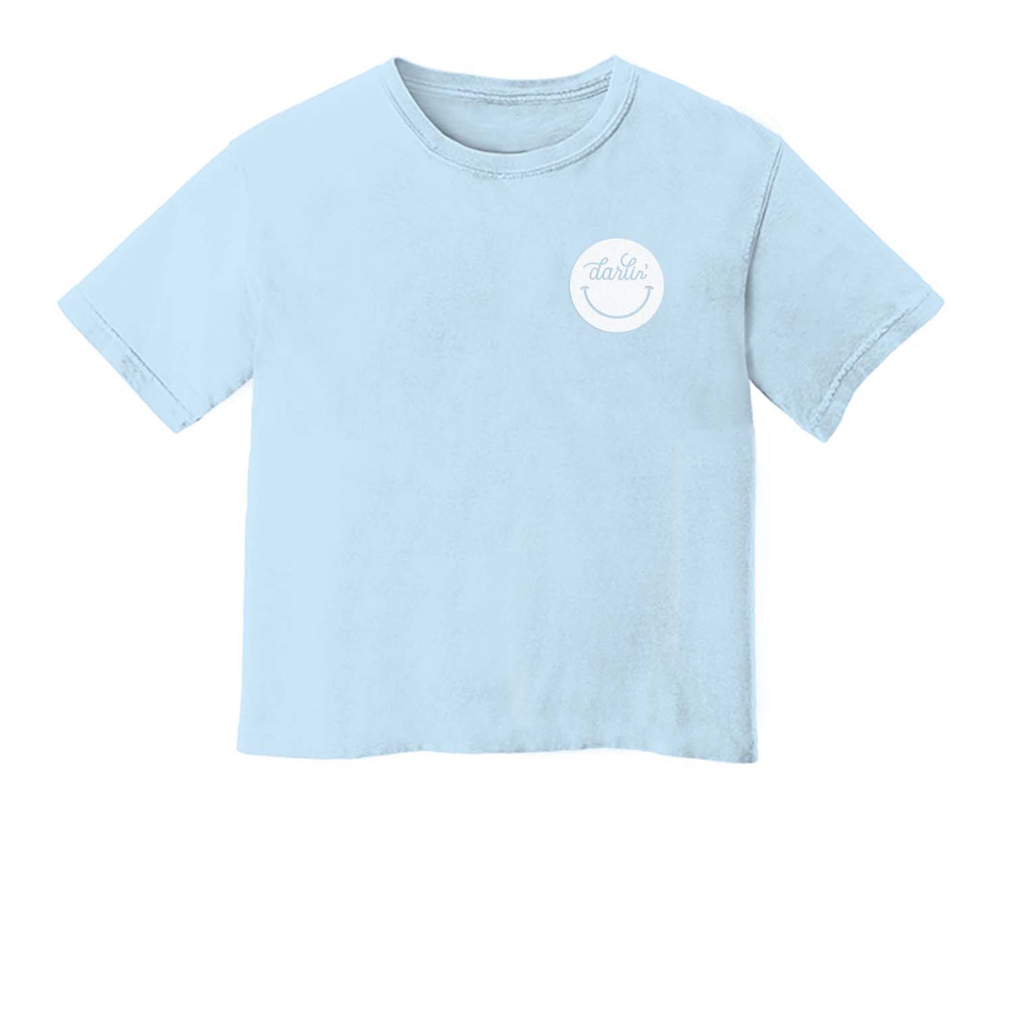 Darlin' Smile Washed Crop Tee