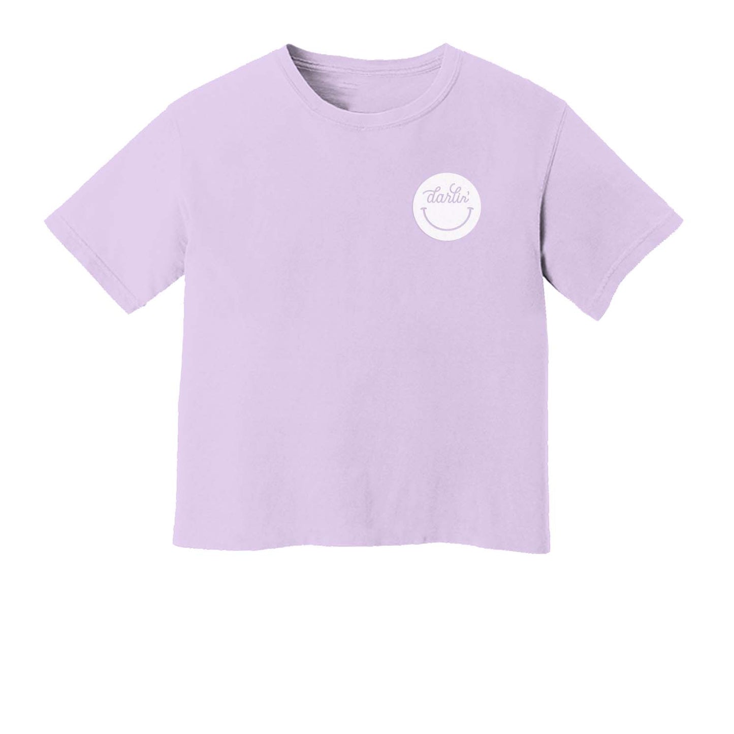 Darlin' Smile Washed Crop Tee