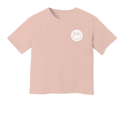 Darlin' Smile Washed Crop Tee