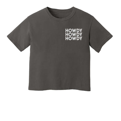 Howdy Howdy Howdy Washed Crop Tee