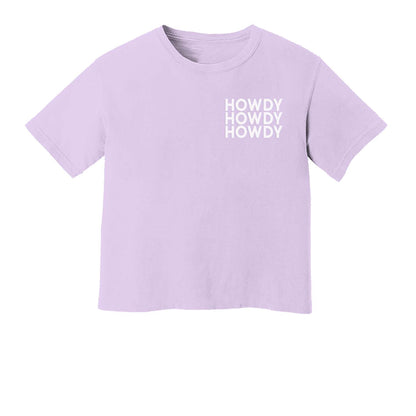 Howdy Howdy Howdy Washed Crop Tee