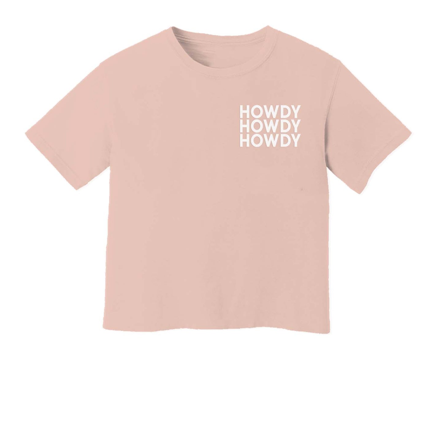 Howdy Howdy Howdy Washed Crop Tee