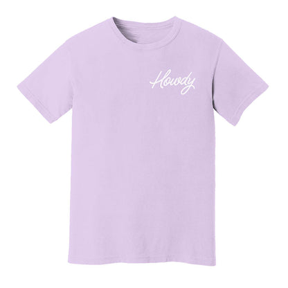 Howdy Cursive Washed Tee