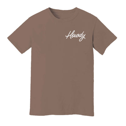 Howdy Cursive Washed Tee