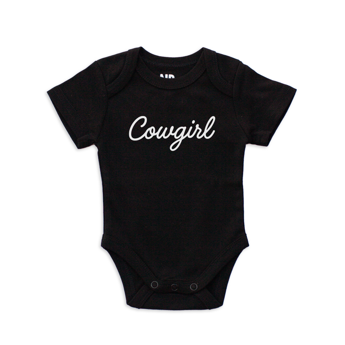 Cowgirl Cursive Onesie