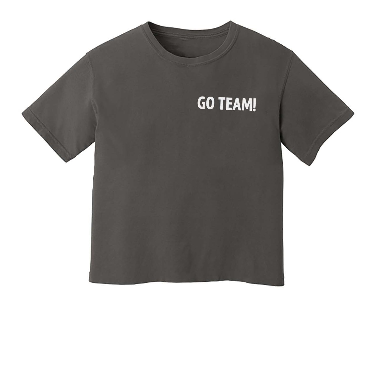 Go Team! Washed Crop Tee