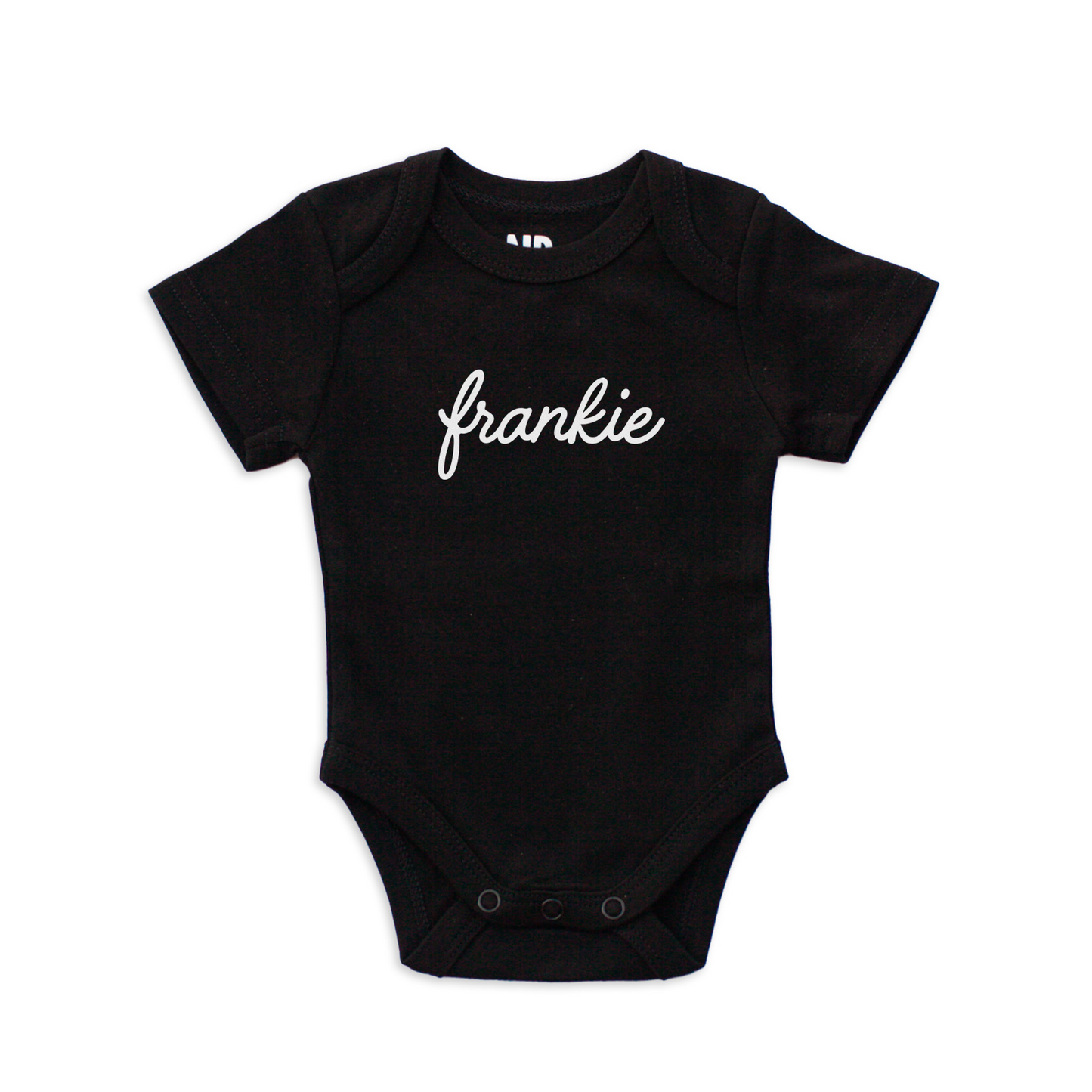 Frankie Cursive Onesie