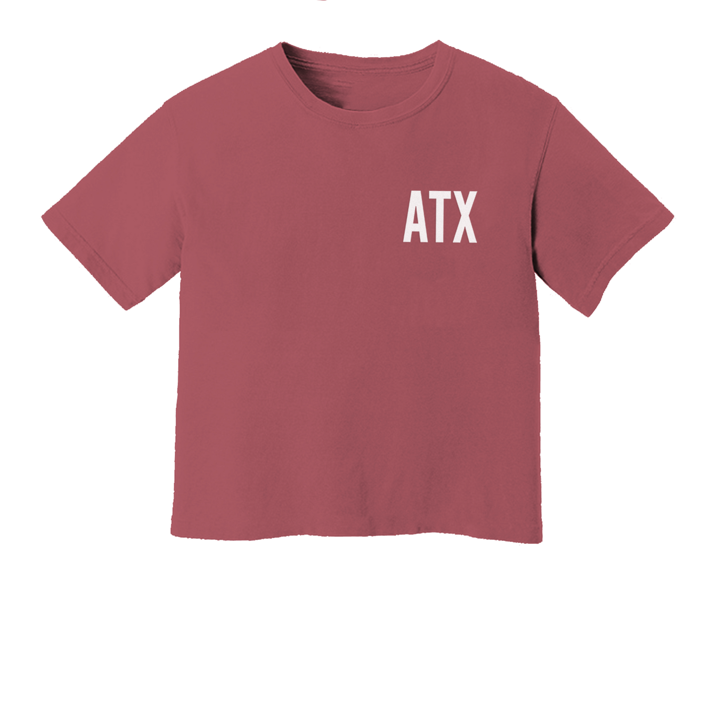 ATX Washed Crop Tee