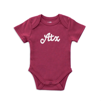 ATX Cursive Onesie