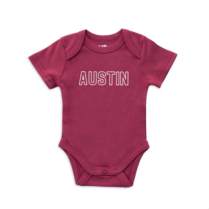 Austin Outline Onesie