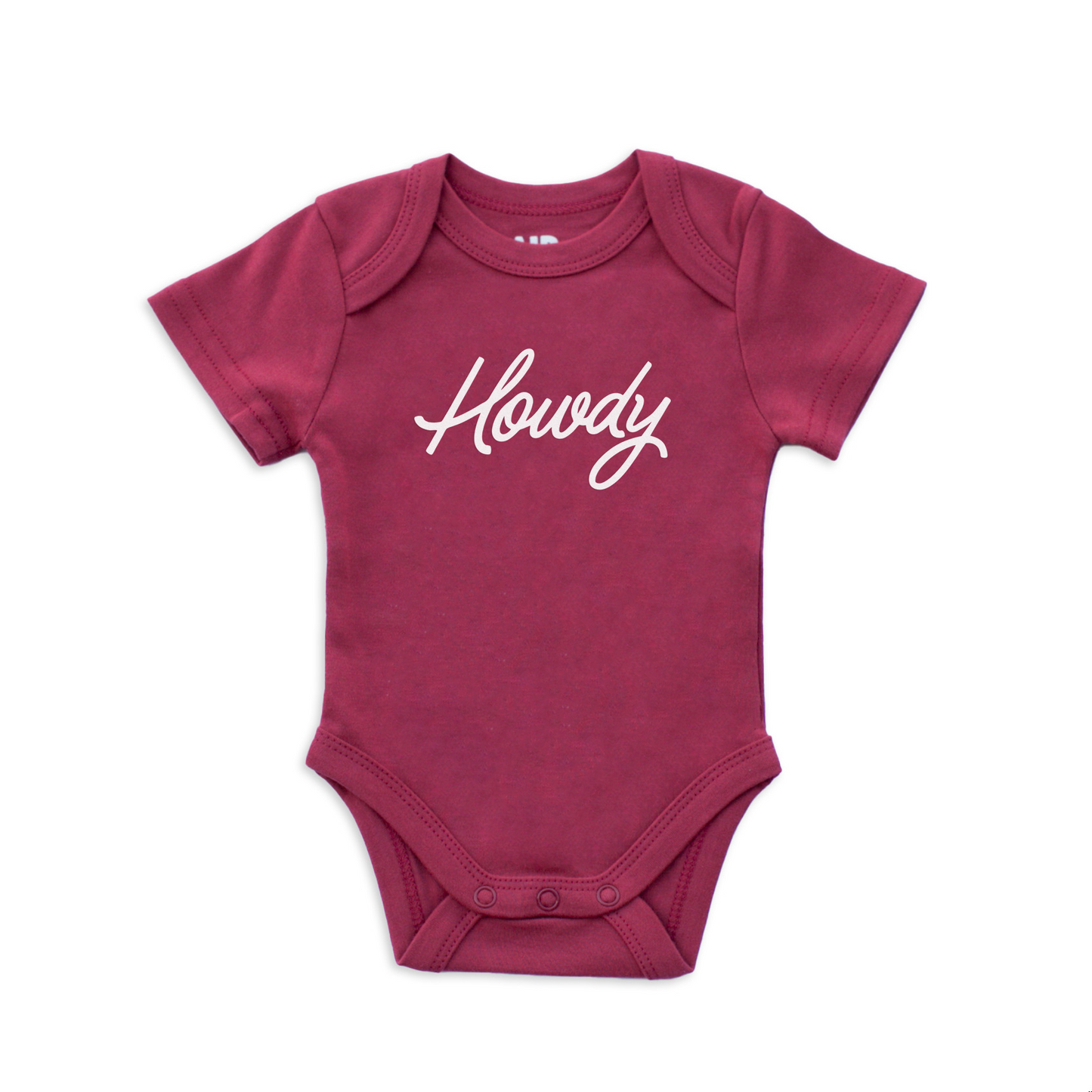 Howdy Cursive Onesie