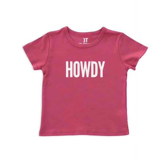 Howdy Bold Kids Tee