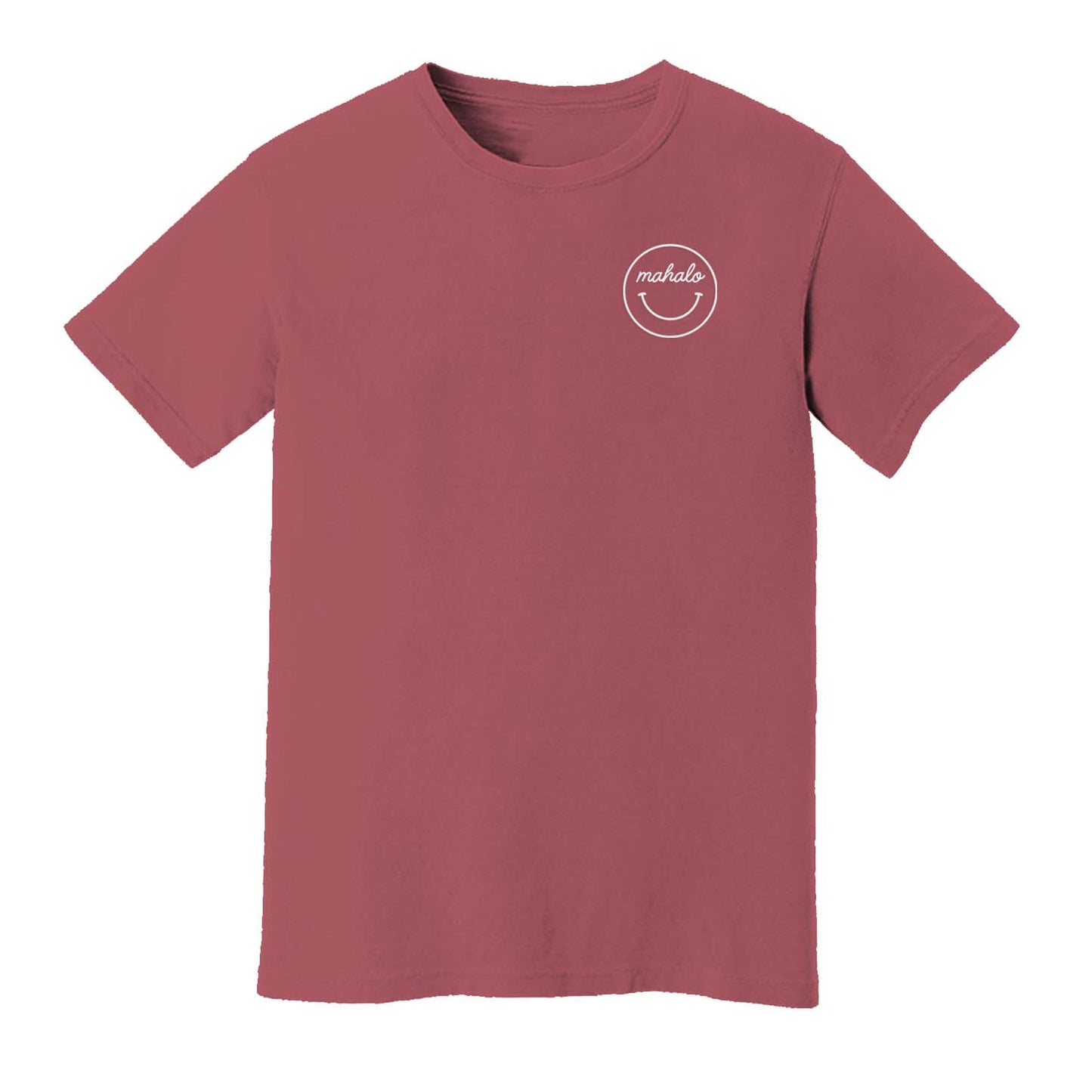 Mahalo Smiley Face Washed Tee