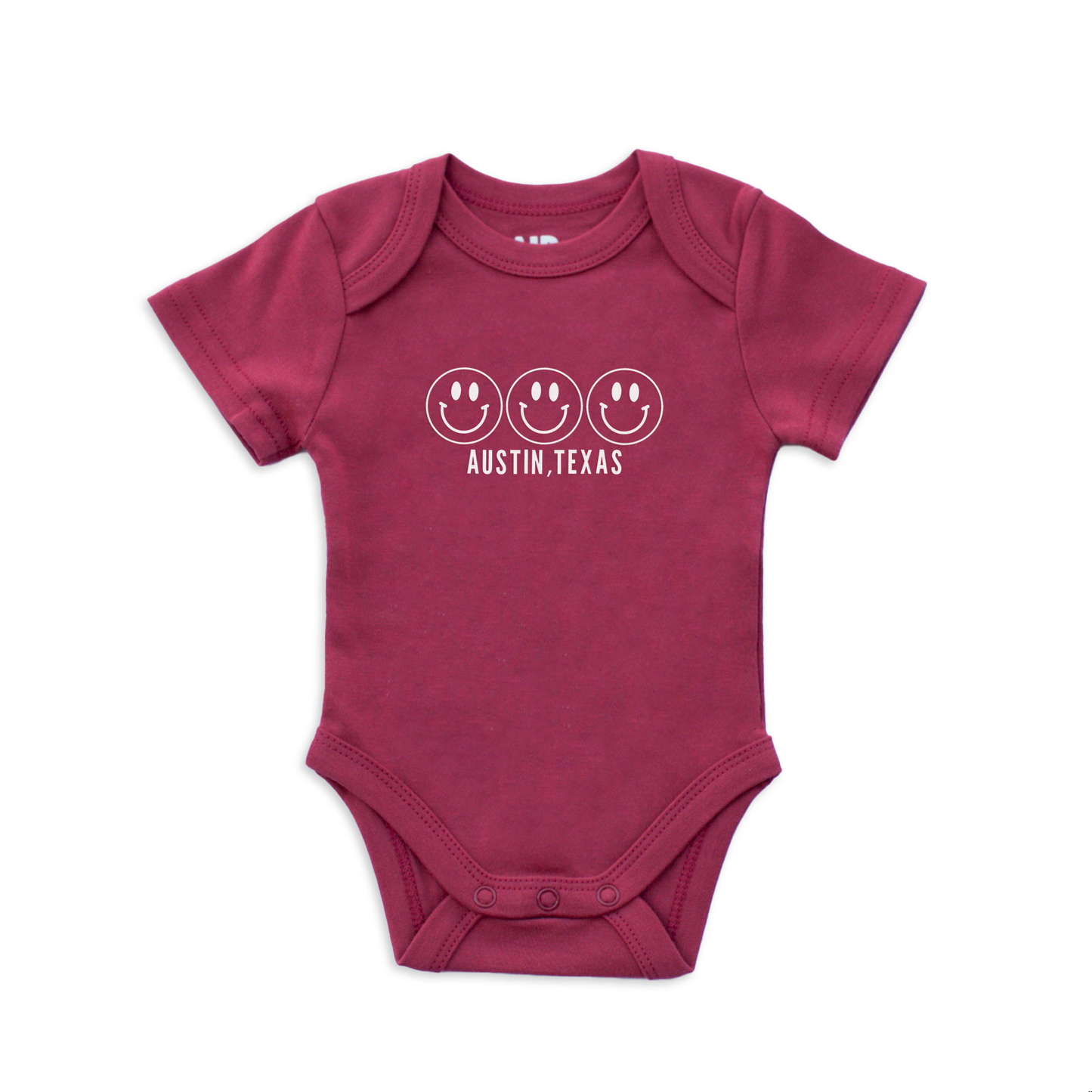 Smile Austin Texas Onesie