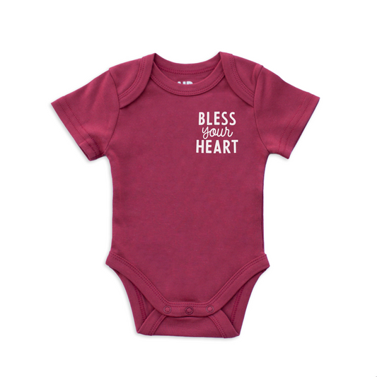 Bless Your Heart Outline Onesie