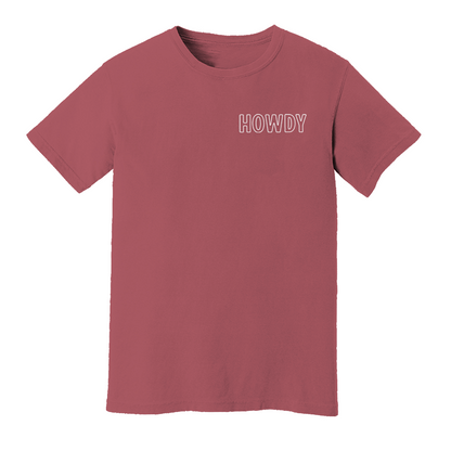 Howdy Outline Washed Tee