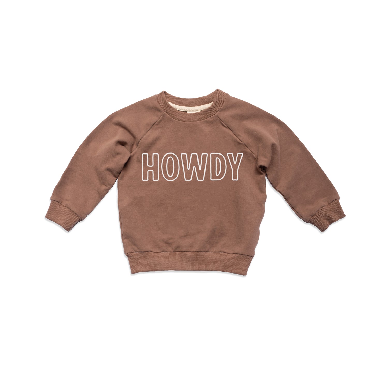 Howdy Outline Kids Sweatshirt