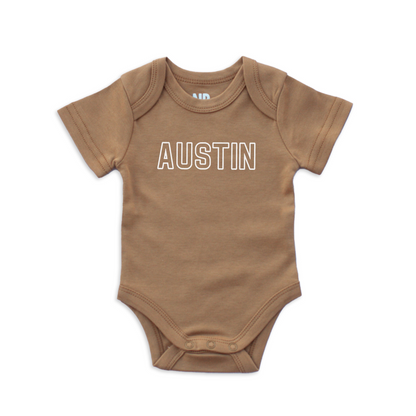 Austin Outline Onesie