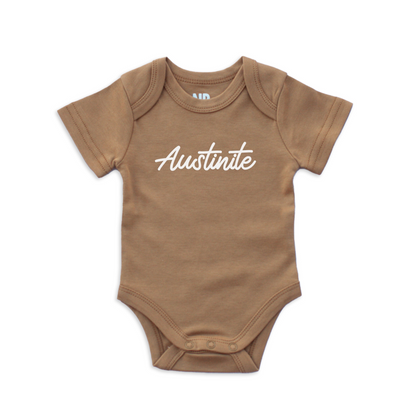 Austinite Outline Onesie