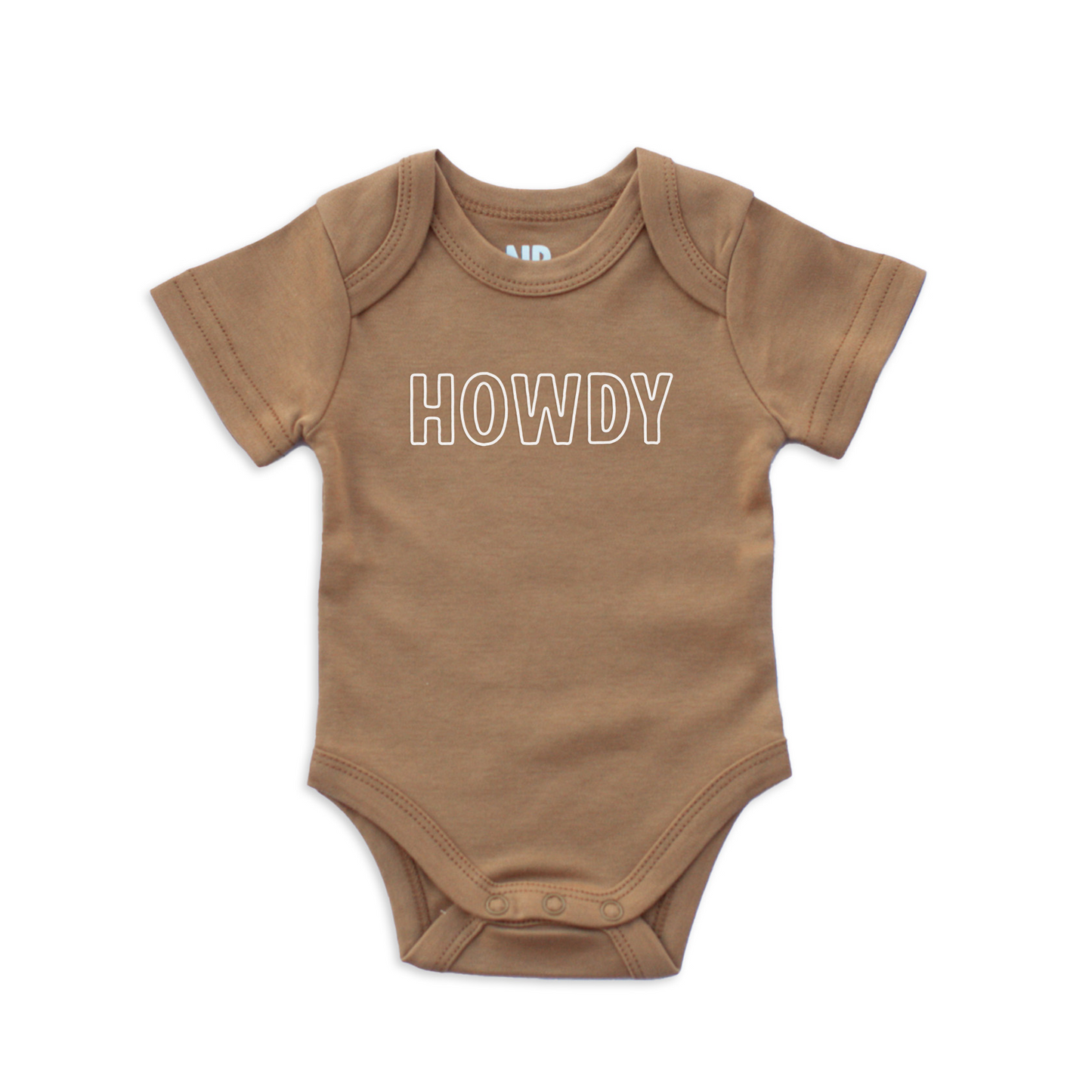 Howdy Outline Onesie