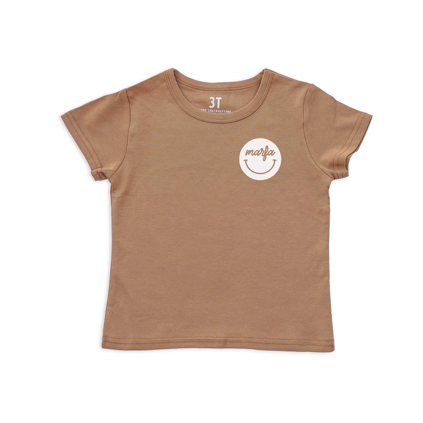 Marfa Cursive Smile Kids Tee