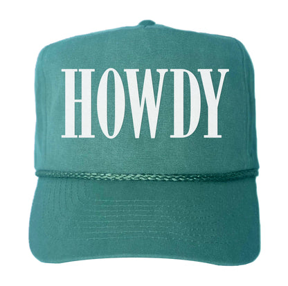 HOWDY Western Canvas Trucker