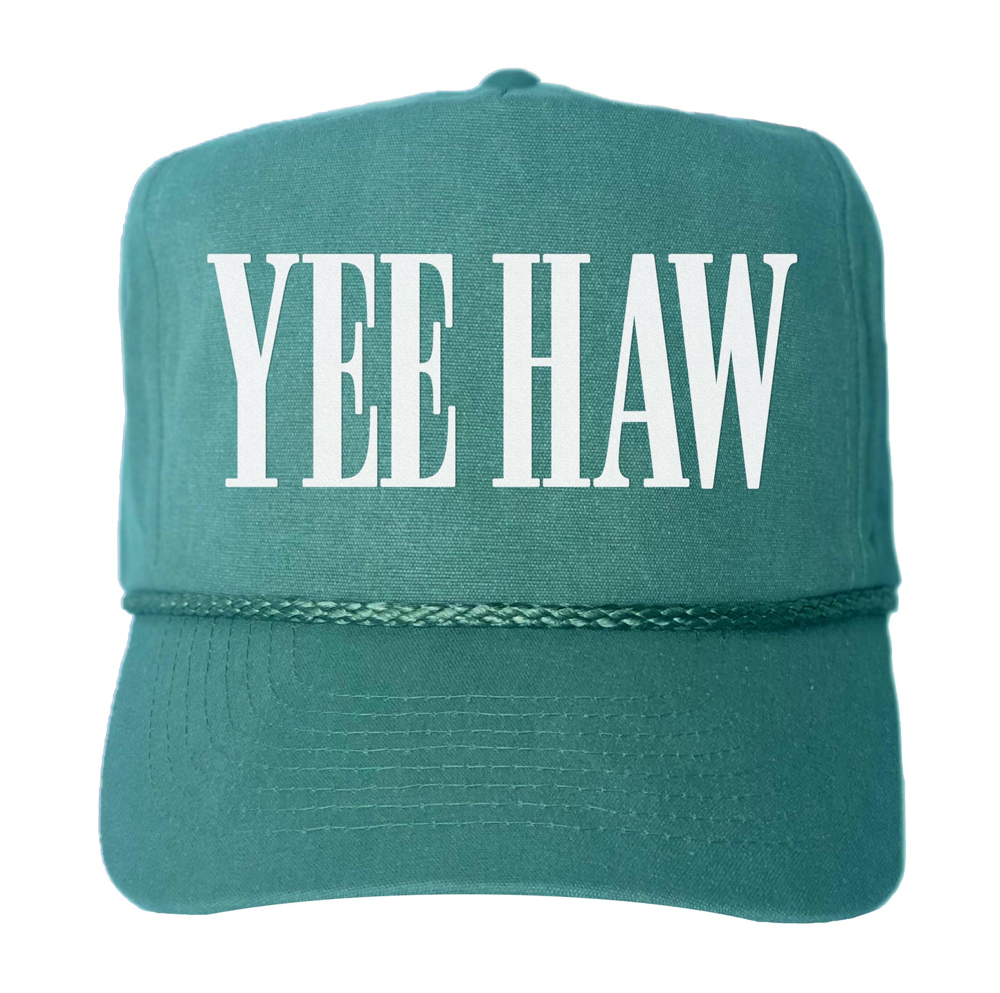 YEE HAW Western Canvas Trucker