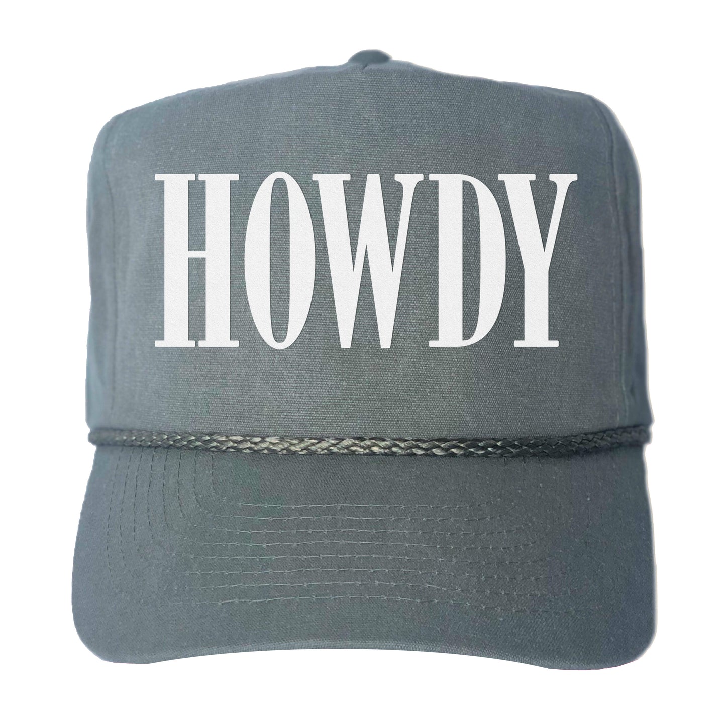 HOWDY Western Canvas Trucker