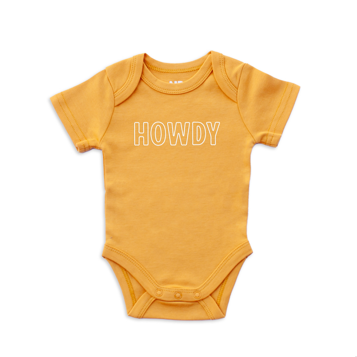 Howdy Outline Onesie