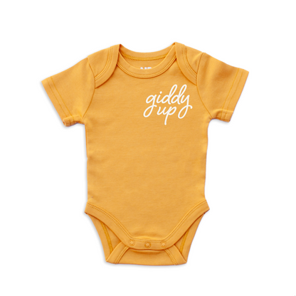 Giddy Up Stacked Onesie