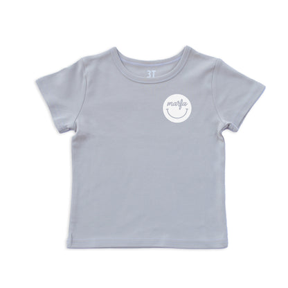 Marfa Cursive Smile Kids Tee