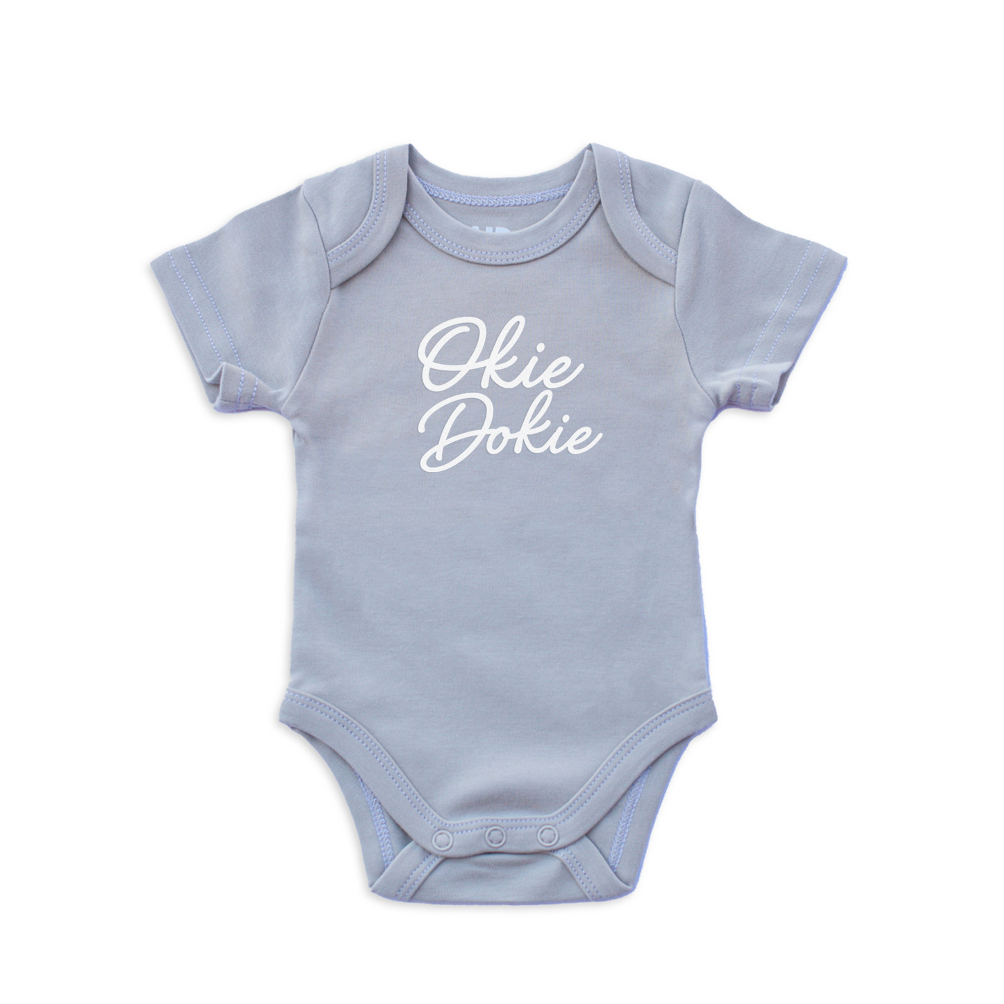 Okie Dokie Cursive Onesie