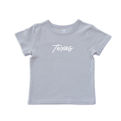 Texas Cursive Kids Tee