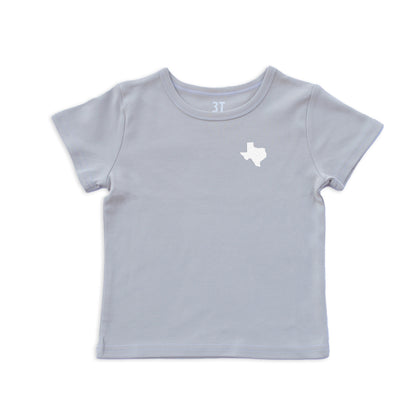 Texas State Shape Kids Tee