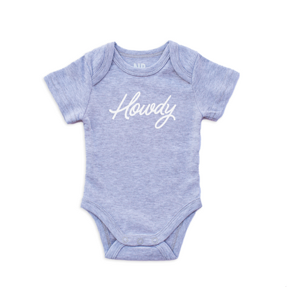 Howdy Cursive Onesie