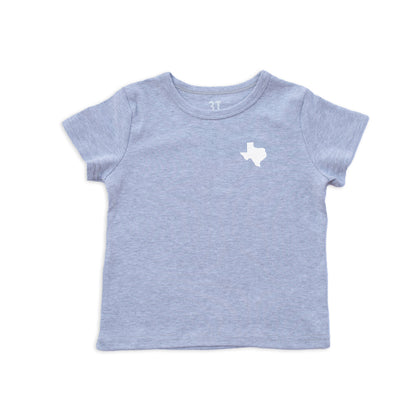 Texas State Shape Kids Tee