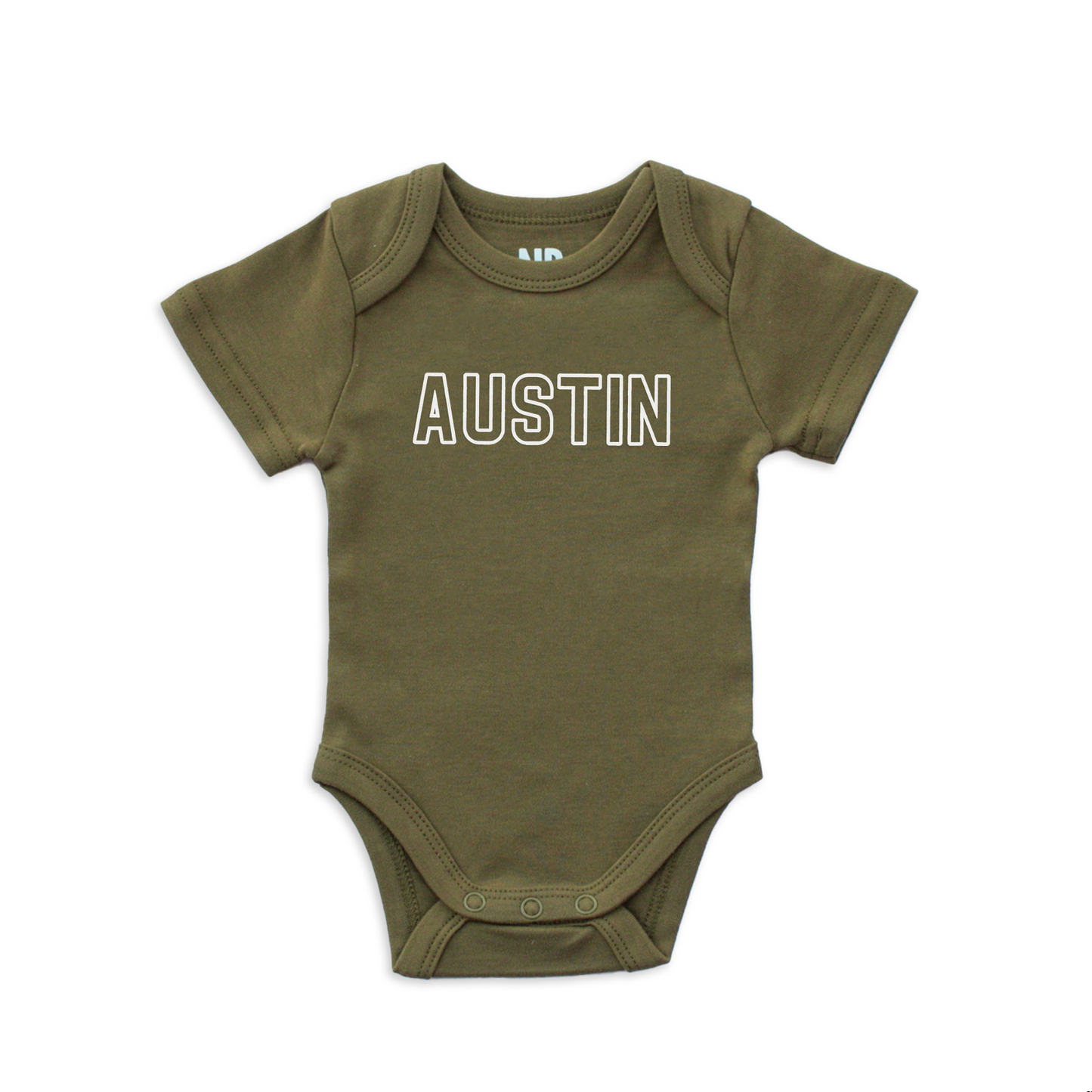 Austin Outline Onesie