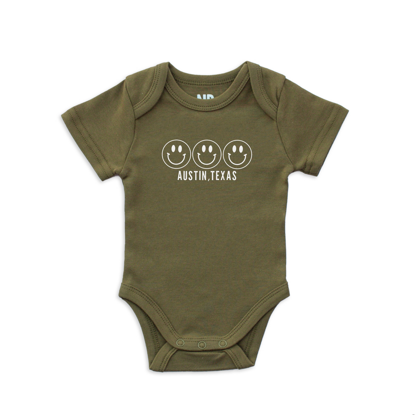 Smile Austin Texas Onesie