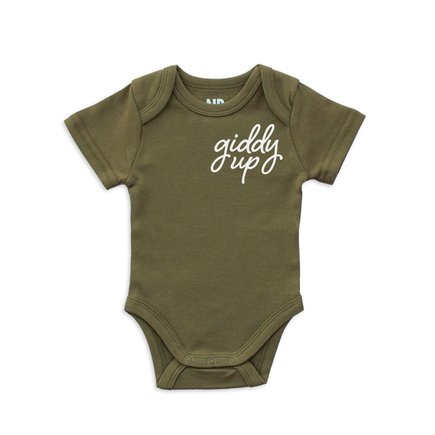 Giddy Up Stacked Onesie