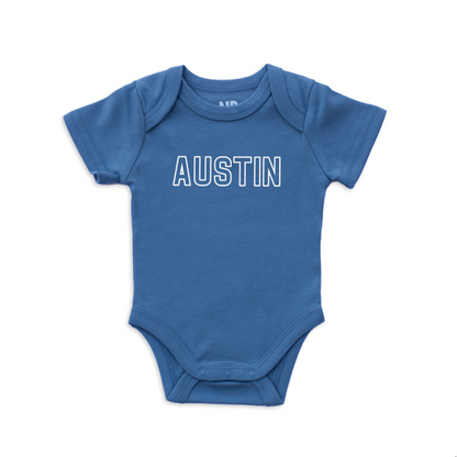 Austin Outline Onesie