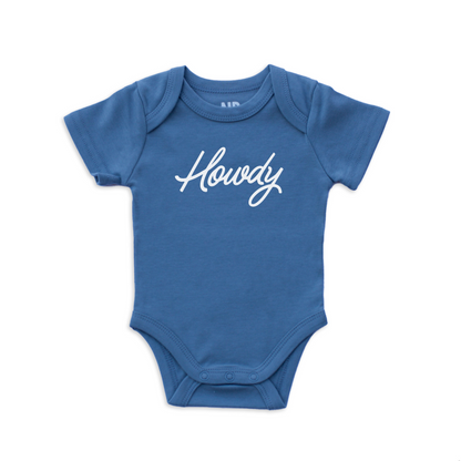 Howdy Cursive Onesie