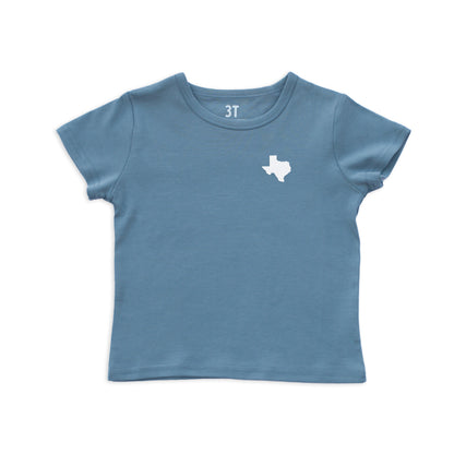 Texas State Shape Kids Tee