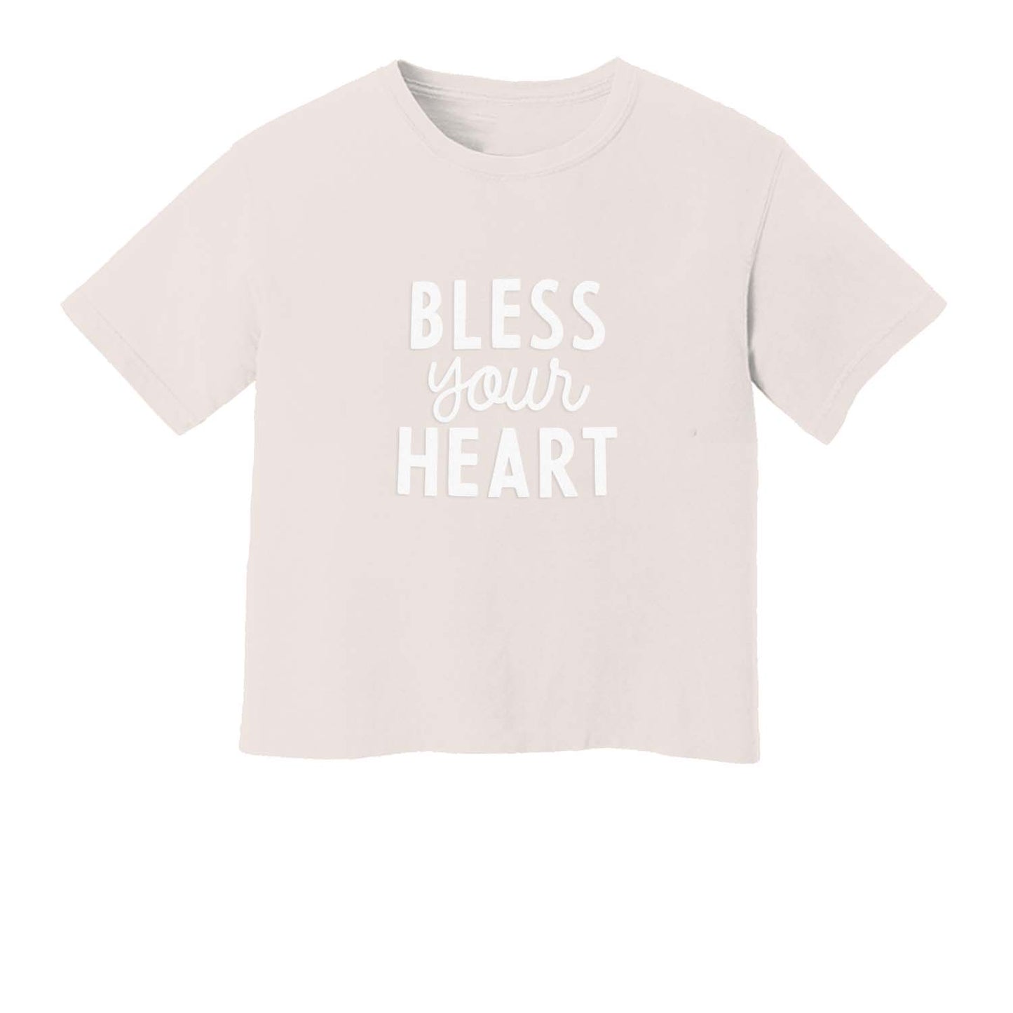 Bless Your Heart Washed Crop Tee