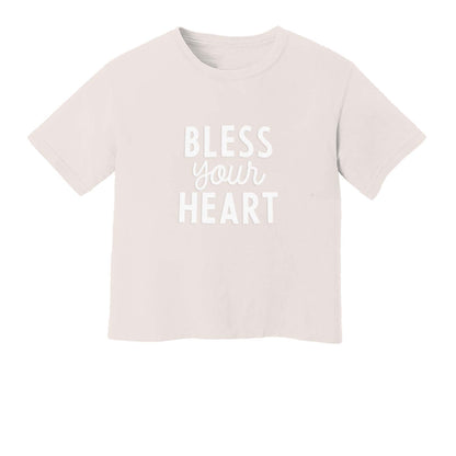 Bless Your Heart Washed Crop Tee