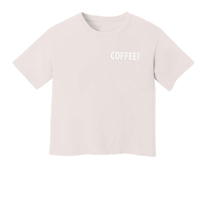 Coffee! Washed Crop Tee