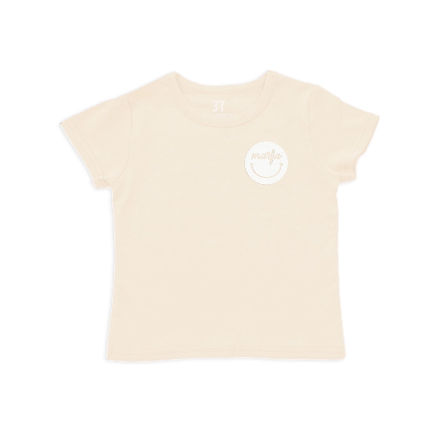 Marfa Cursive Smile Kids Tee