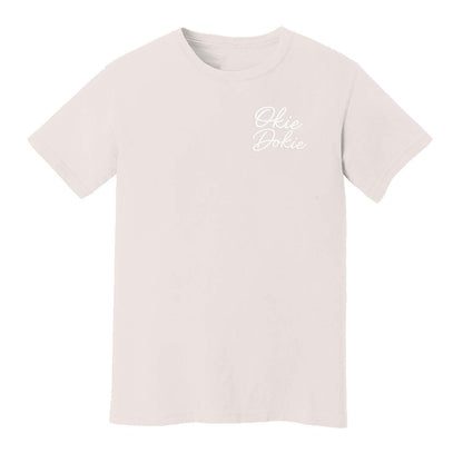 Okie Dokie Cursive Washed Tee