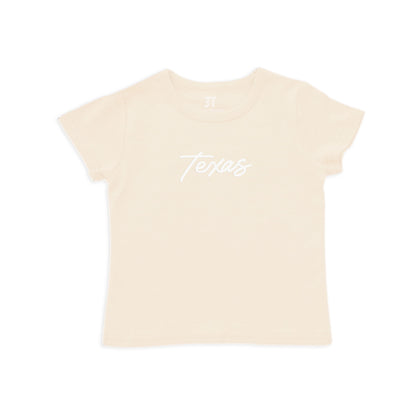 Texas Cursive Kids Tee